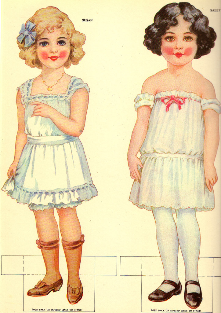 Paper dolls Sabine De Meyer Flickr