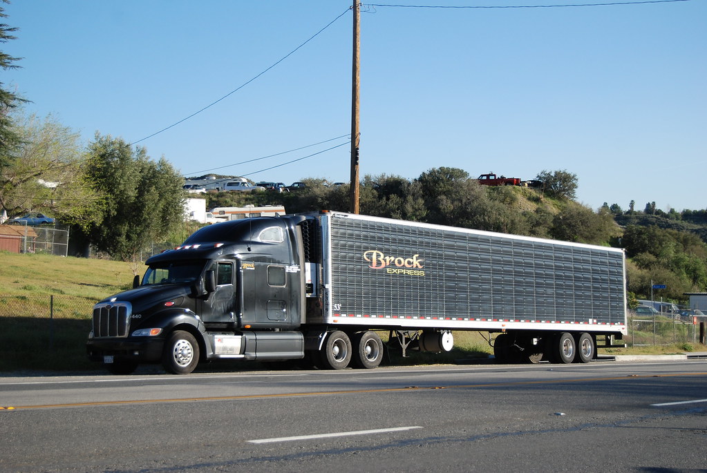 BROCK EXPRESS PETERBILT BIG RIG TRUCK (18 WHEELER) a photo on