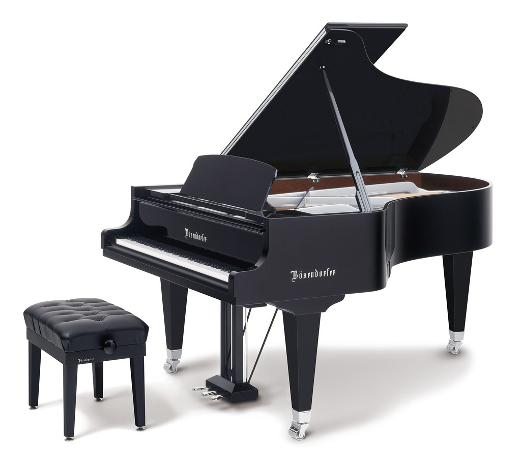 Bosendorfer piano chrome hardware A Bosendorfer model 214 … Flickr