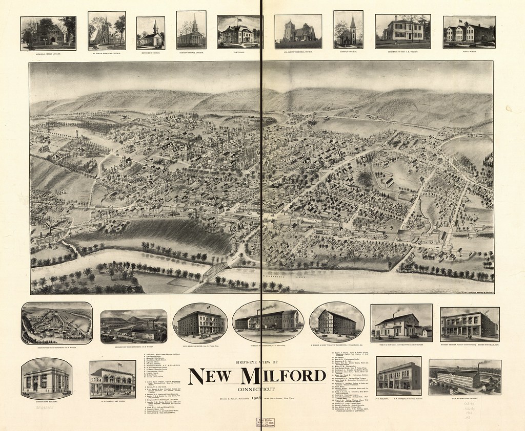 View of New Milford, Conn. 1906. Full Quality, Georeferenc… Flickr