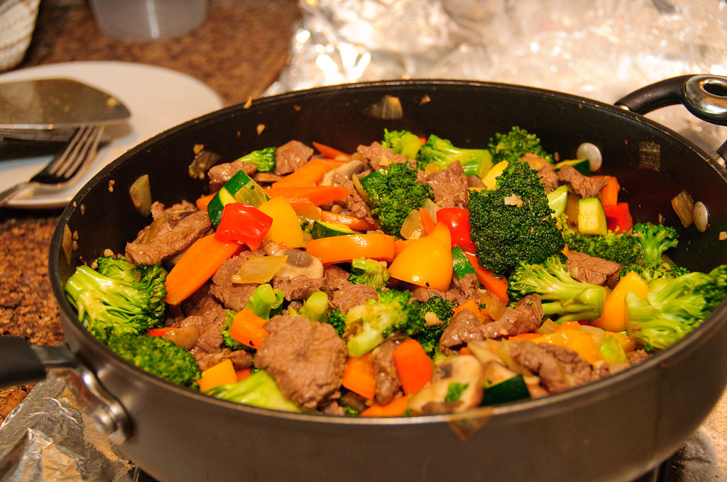 Beef Stir Fry II The other pot of stir fry. Brian Flickr