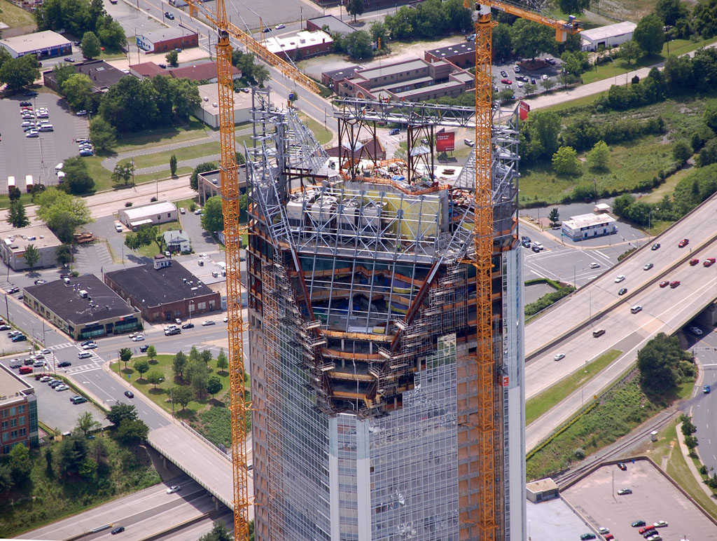 Duke Energy Center construction The final portion of the t… Flickr