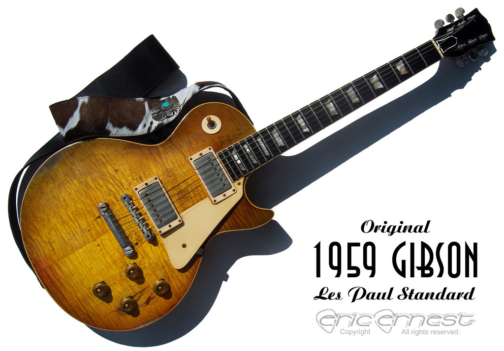 1959 Gibson Les Paul Standard guitar collection. Original … Flickr