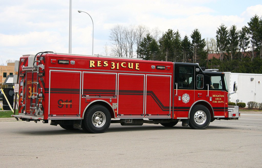 Brighton Rescue truck Pierce rescue truck of the Brighton … Flickr