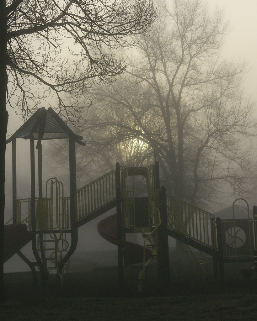 Playground under fog Playground at Beltsville Branch Libra… Flickr
