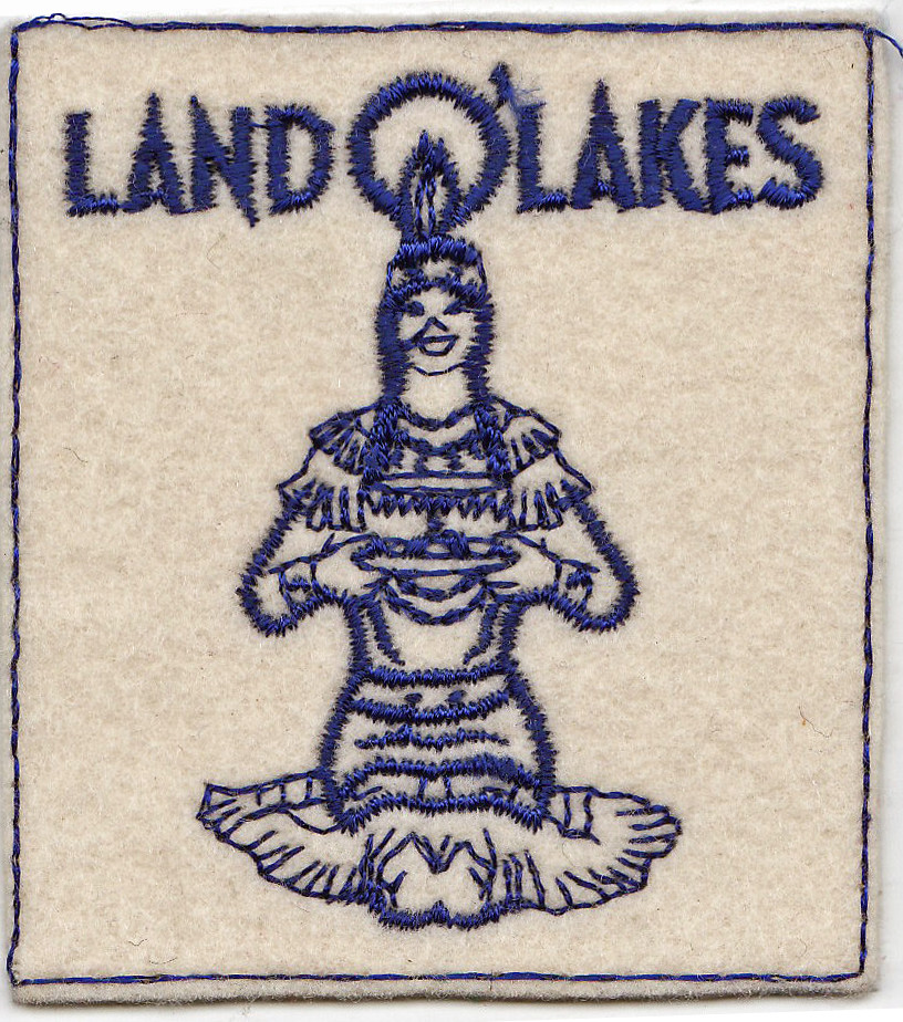 Land'o'Lakes Maiden Embroidered patch; 1.00 at Bussey's S… Flickr