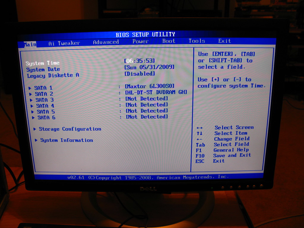 Asus BIOS First time I turned it on!!! Worked first time. … Flickr