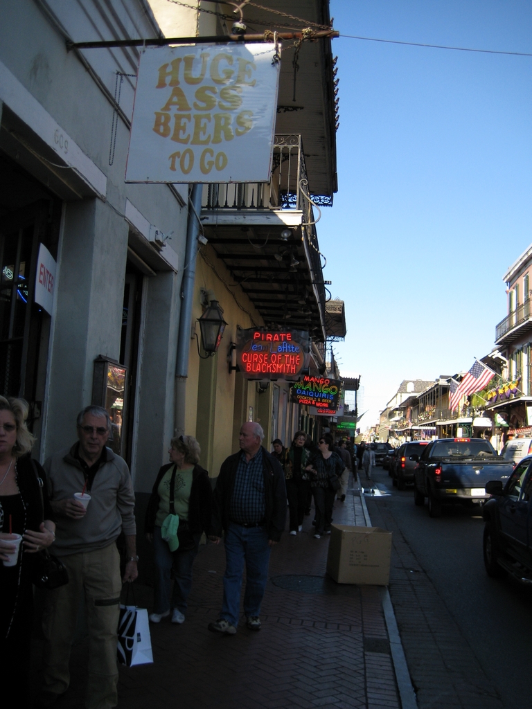 French Quarter, New Orleans, Lousiana Huge Ass Beers (To … Flickr
