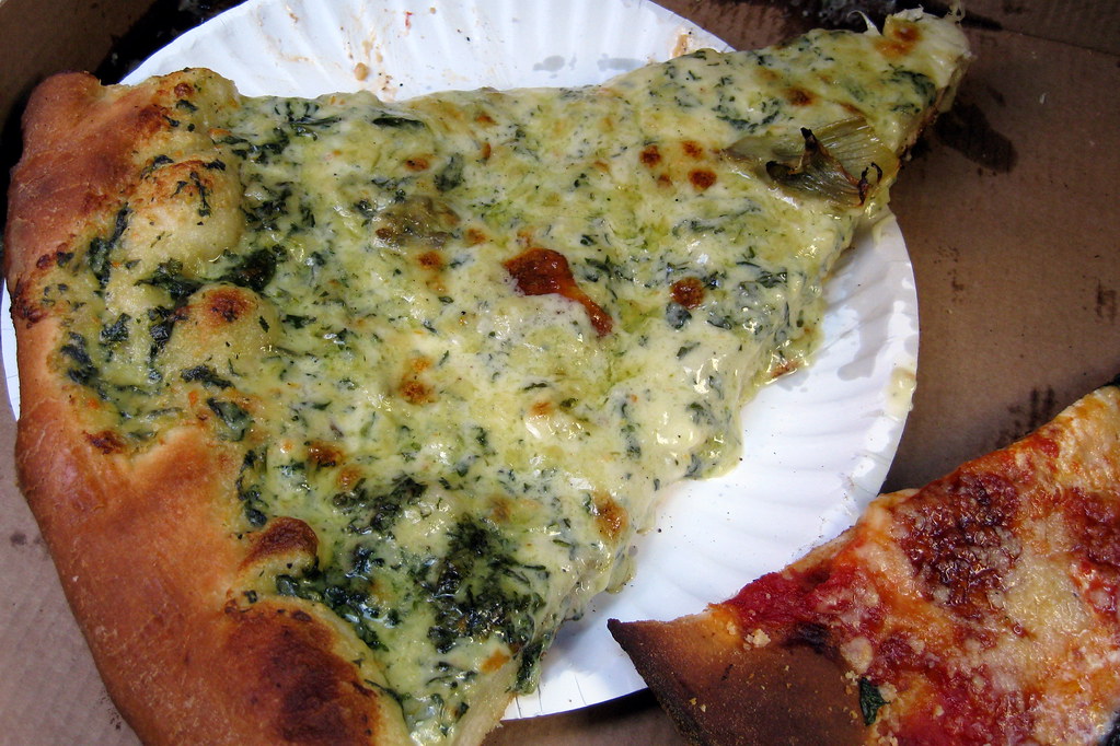 NYC East Village Artichoke Basille's Pizza Artichoke Pizza a
