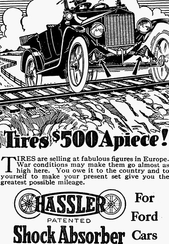 1918 Shock Absorber Ad | Ad for Ford Model T shock absorbers… | Flickr