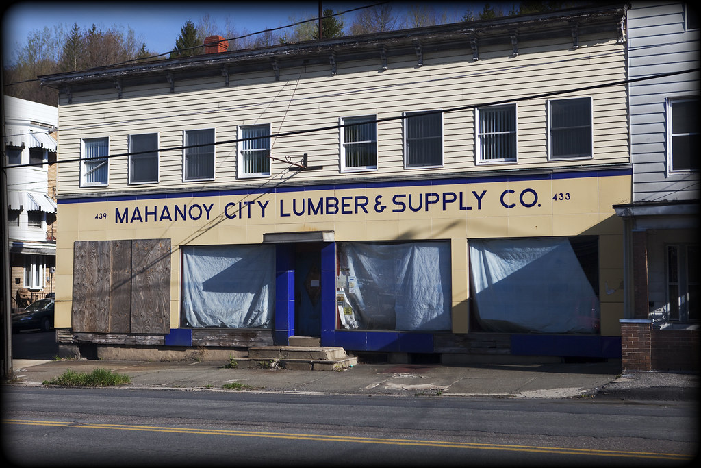 MC Lumber.jpg The old Mahanoy City Lumber & Supply Co. on … Flickr
