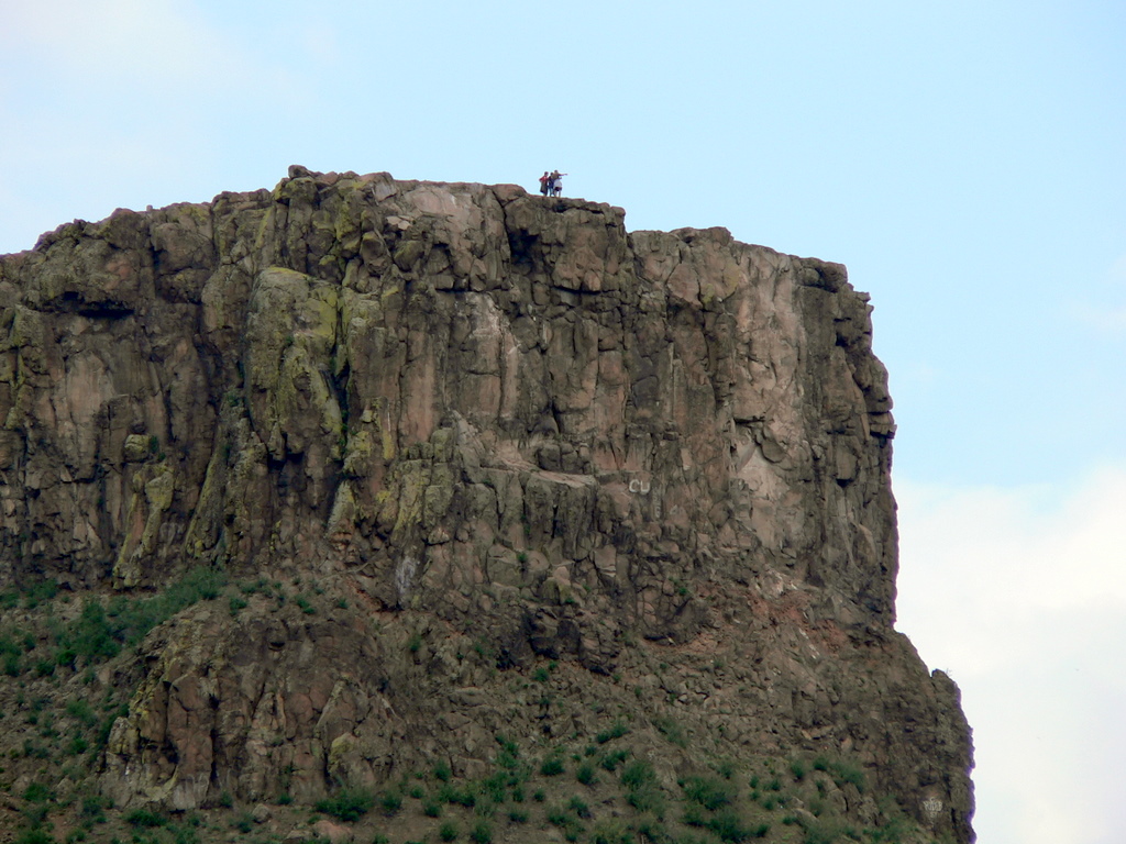 People on Top of Table Mountain Golden, Colorado Flickr