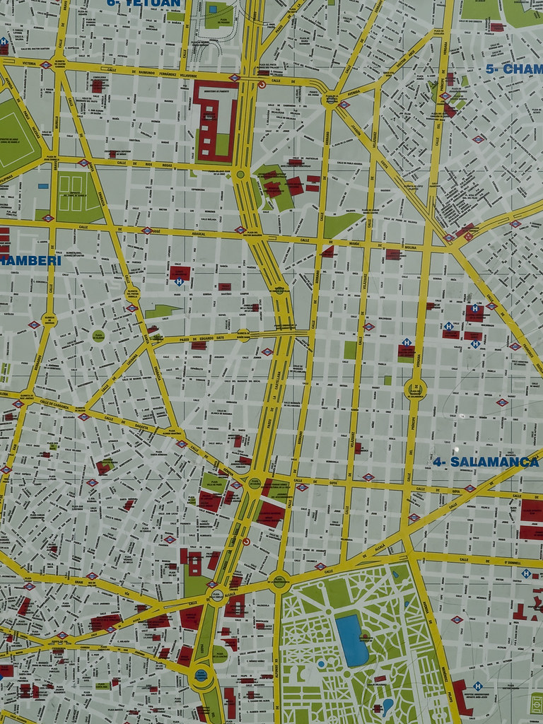 Mapa de Madrid Centro Madrid city center map. Madrid zen… Flickr