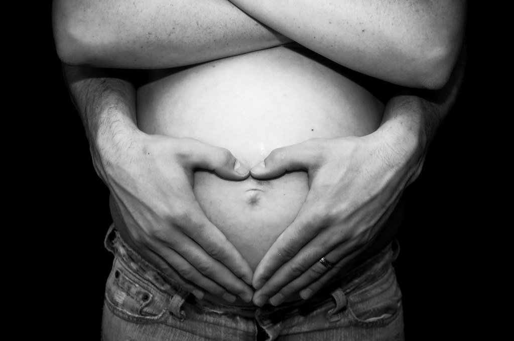 loving pregnancy black and white Pregnancy Symptoms Thin… Flickr