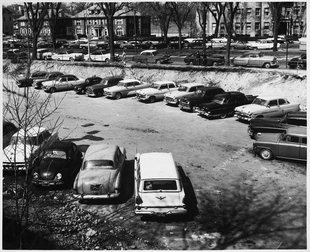 Parking Lot, Residential Area, Beacon Street, Brookline Flickr
