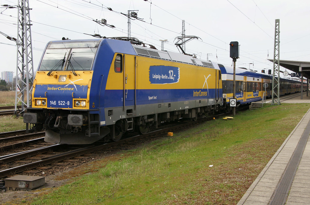 InterConnex 146 522 Rostock Hbf WarnemündeLeipzig via B… Flickr