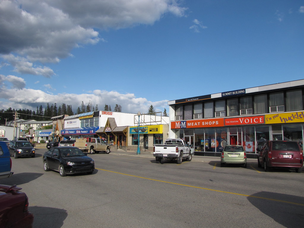 Hinton, Alberta Downtown Hinton Alberta Thomas Schrantz Flickr