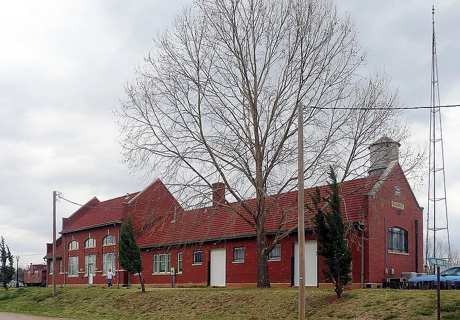 Old Rock Island Depot (streetside) Waurika, Oklahoma robert e
