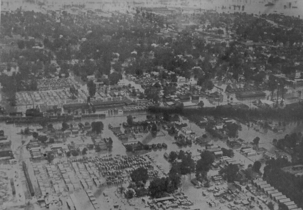 Aerial view of Greenville Courtesy Mississippi Levee Boa… Flickr