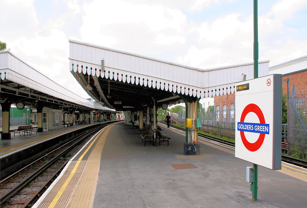 Golders Green Underground station Looking northbound bowroaduk Flickr