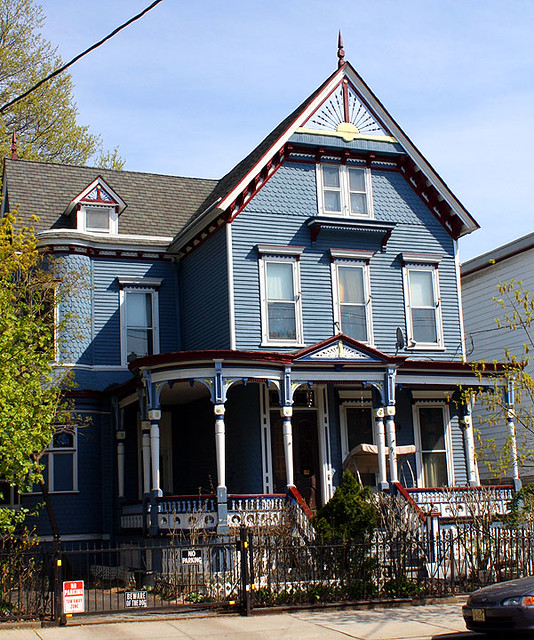 blue house Summit Avenue, Jersey City Heights Michael Gates Flickr
