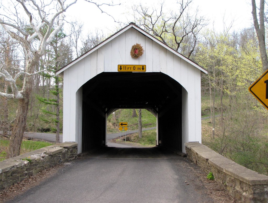 The Loux Covered Bridge, Plumstead Twp., Pennsylvania (PA)… Flickr