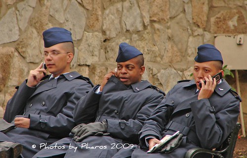 Calling home? Recruits from the local army base near San A… Flickr