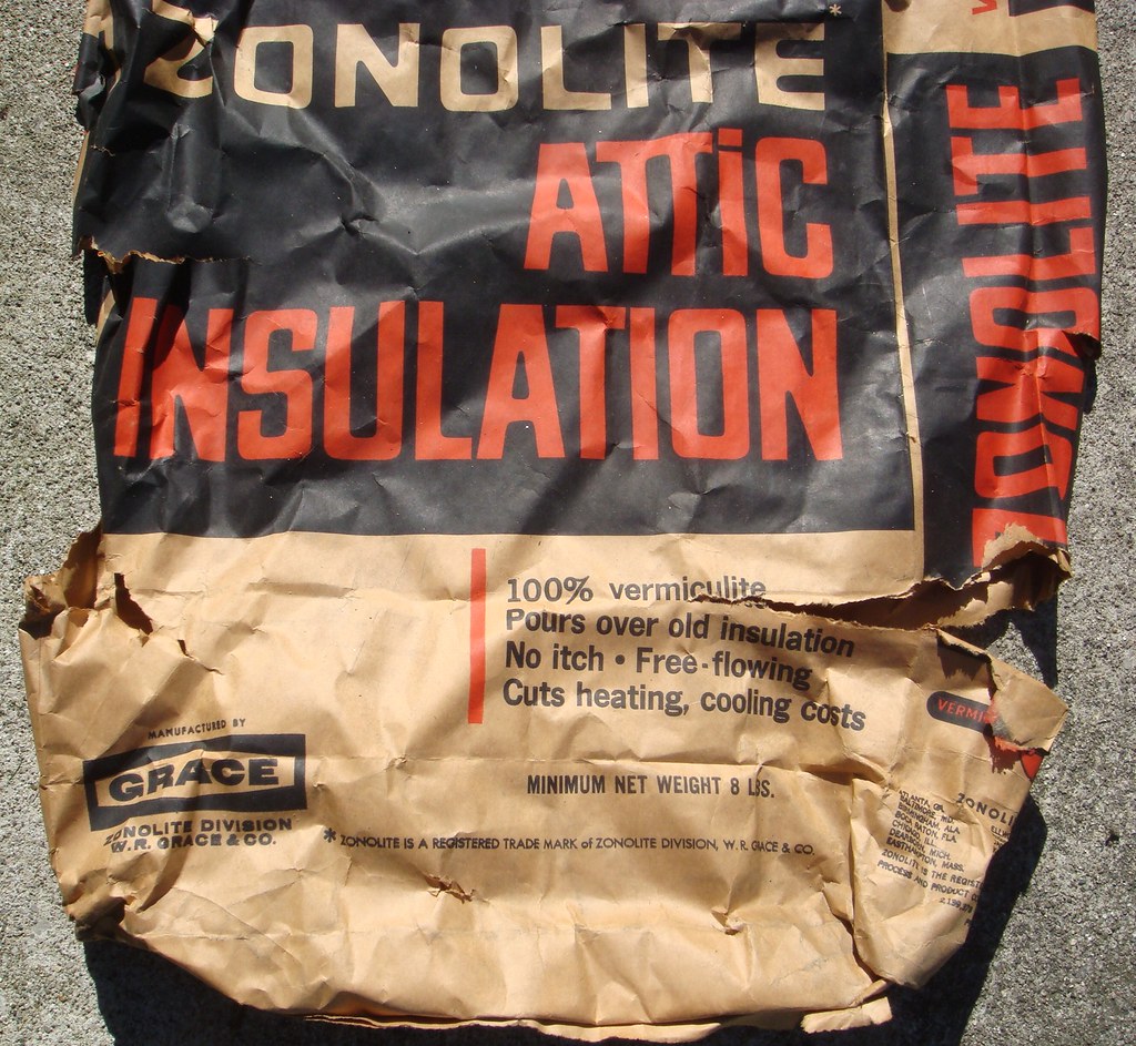 Zonolite Attic Insulation Bottom Front Closeup A used, … Flickr