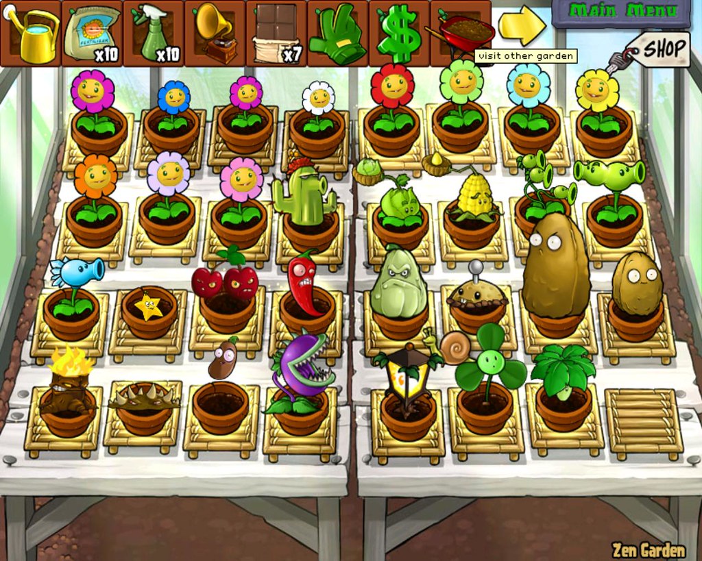 Plants vs Zombies Plants vs Zombies Zen Garden Mahmut