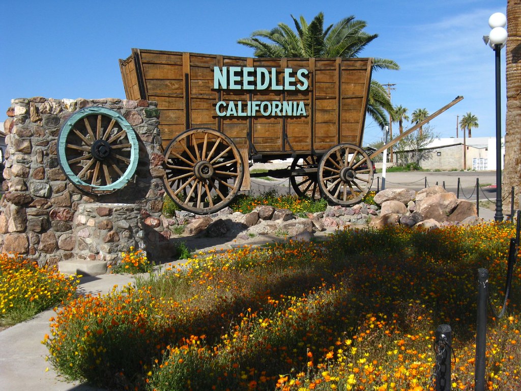 Needles, California to Needles sign Jasperdo Flickr