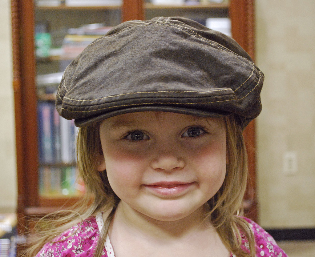 Hattie with a hat I am getting into some new hats so Hatti… Flickr