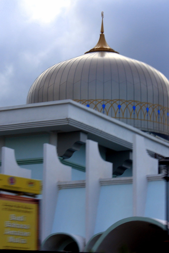 New Dome masjid wakaf tembesu after renovation Mahani