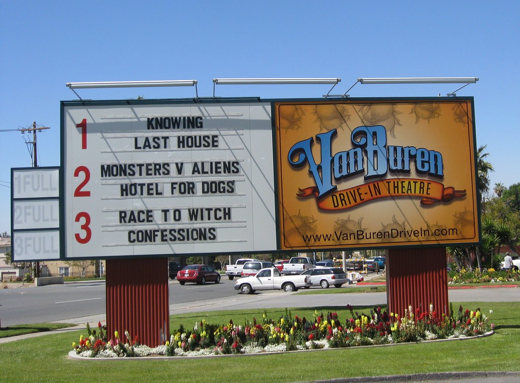 Van Buren DriveIn Theater Triple Screens Riverside, Calif… Flickr