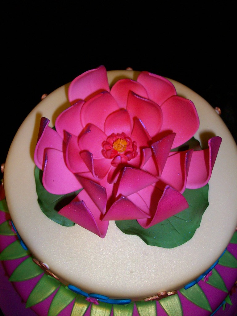 Gumpaste Lotus Flower a photo on Flickriver