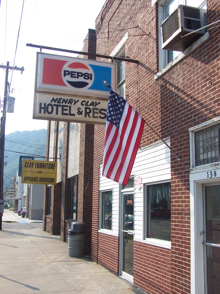 Henry Clay Hotel and Restaurant Main Street, Clay, West Vi… Flickr