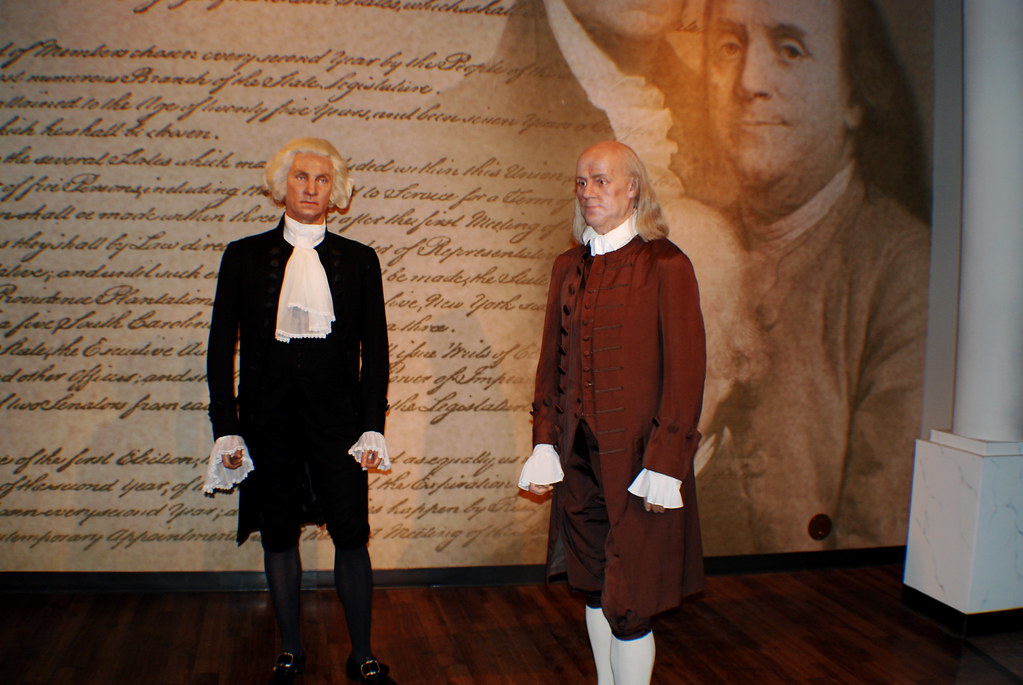 Washington Benjamin Franklin Wax Figures redington B Flickr