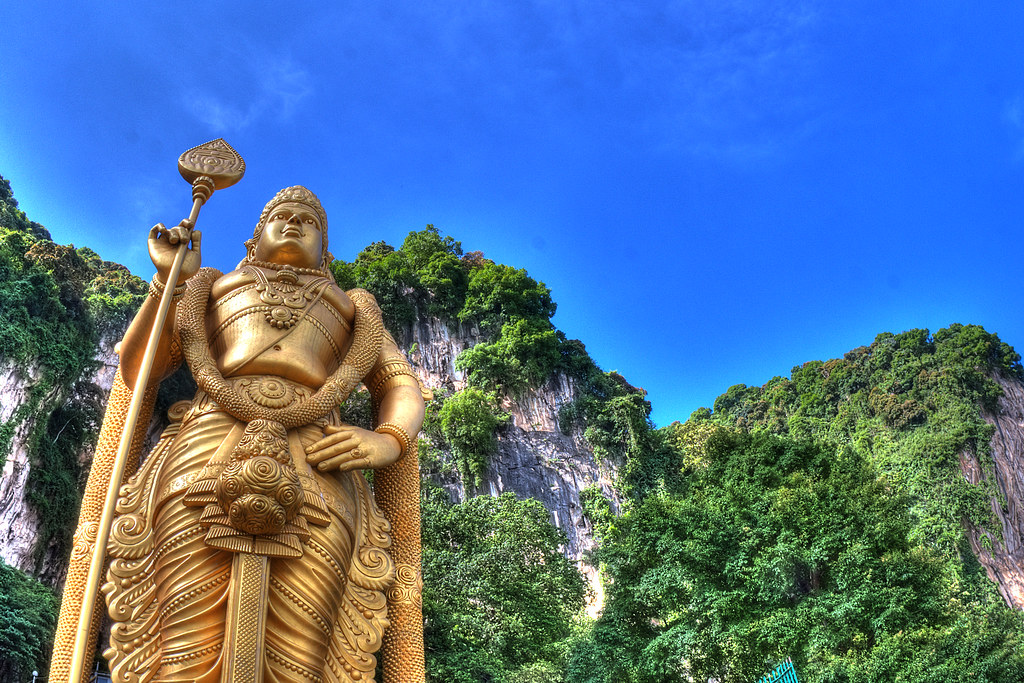 Lord Murugan The statue of Lord Murugan in front of the Ba… Flickr