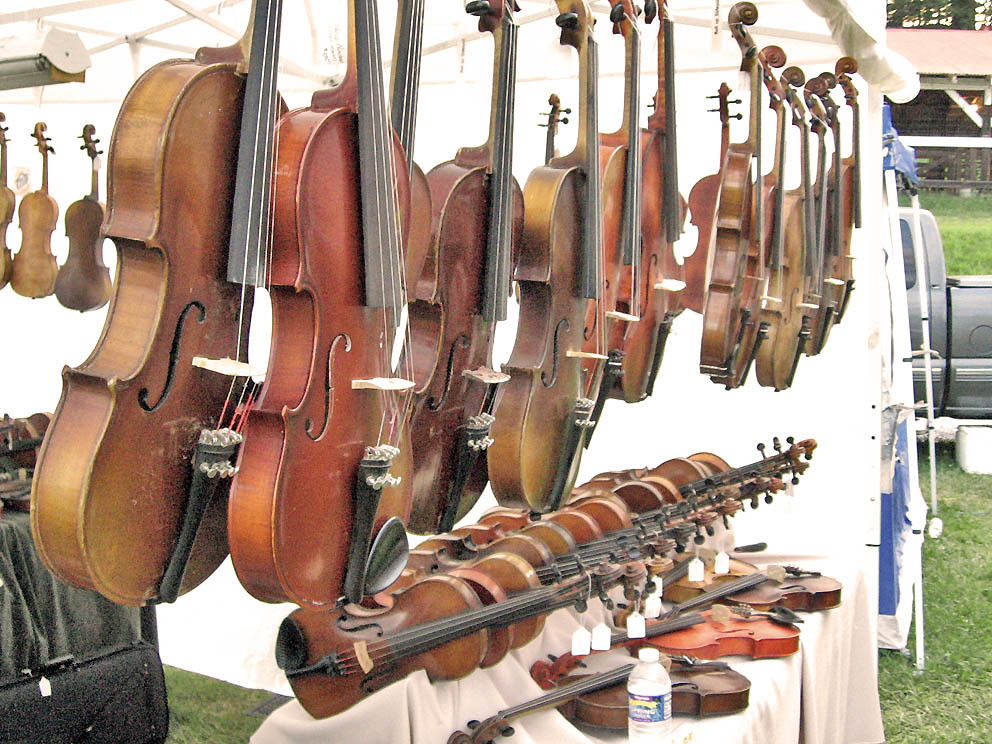 Fiddles for Sale One of the exhibits at the Mount Airy, NC… Flickr