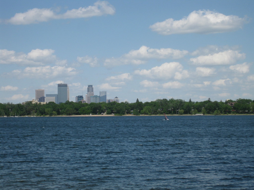 Lake Calhoun's Downtown Minneapolis View Richie Diesterheft Flickr