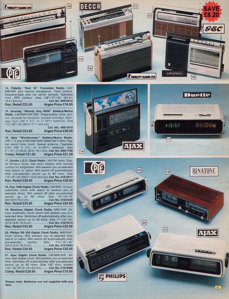 Vintage British Argos 1976 Catalogue Take a blast into the… Flickr