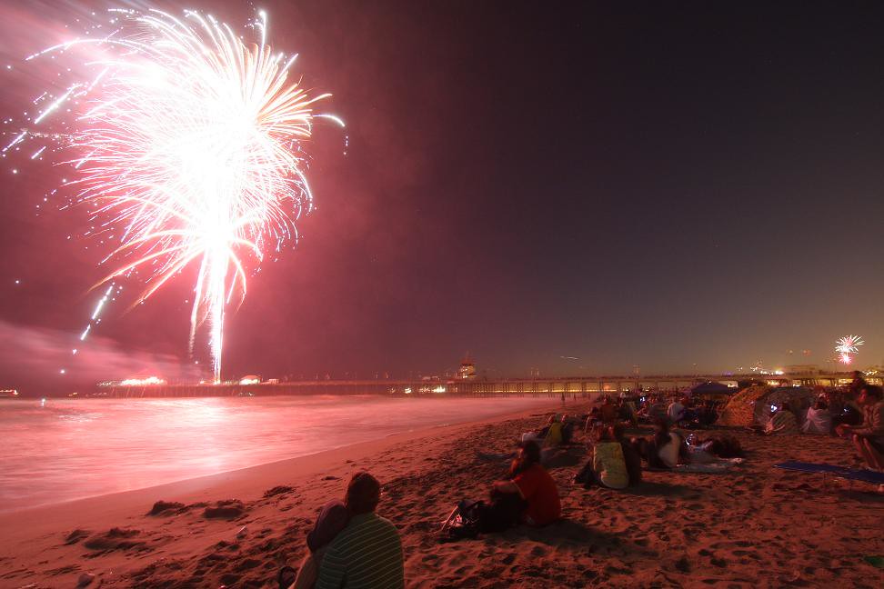 Huntington Beach July 4th Fireworks Veger Flickr