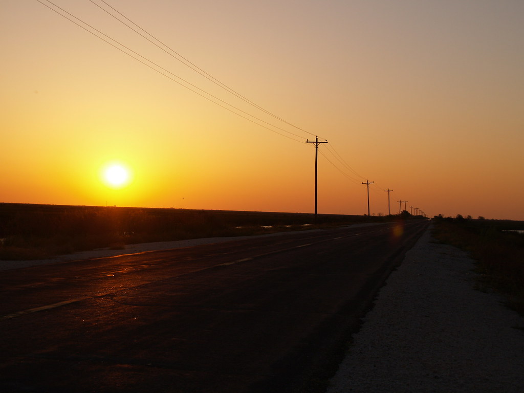 Louisiana Highway 82 between Texas and town Johnson Bayou … Flickr