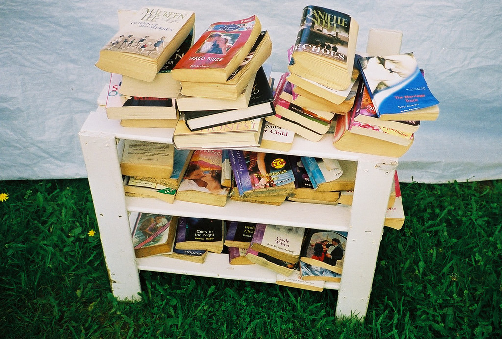 moldy books anyone? this was the library at a camp site i … Flickr