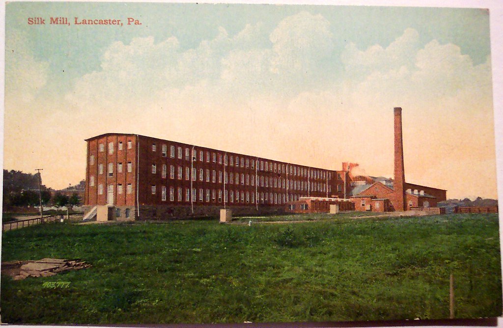 Vintage Postcard Silk Mill, Lancaster, PA Dave Flickr