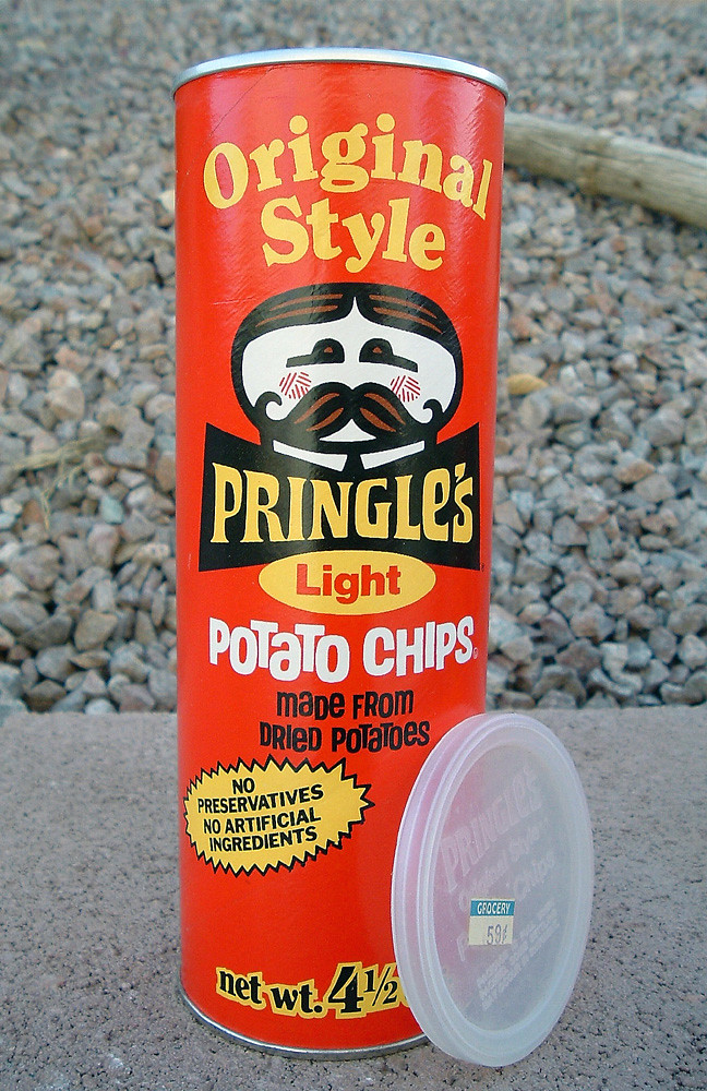Pringles "Light" Potato Chips Can, 1978 Roadsidepictures Flickr