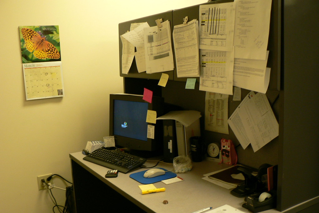 What's on my desk My boss doesn't know how I can work like… Flickr