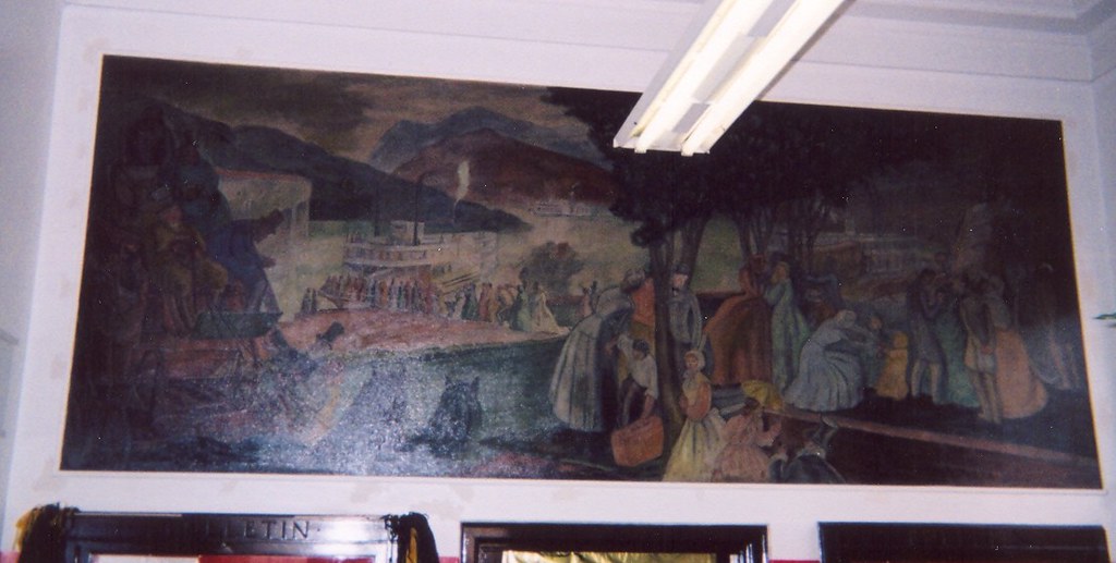 Brownsville Pennsylvania Post Office Mural The mural entit… Flickr