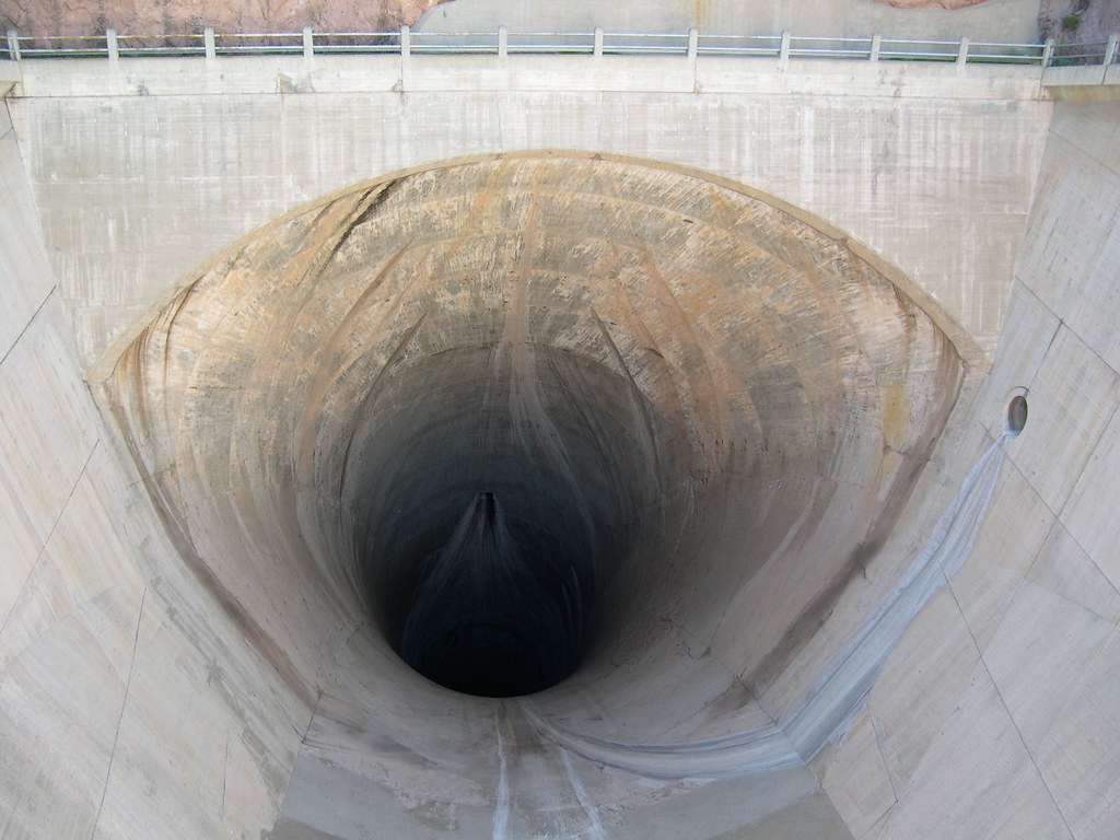 Hoover Dam Overflow Tunnel The Hoover Dam has an anus! Flickr