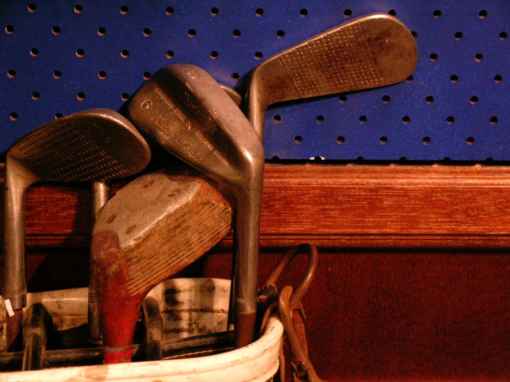 golf clubs shop props used in an now closed department of … Flickr