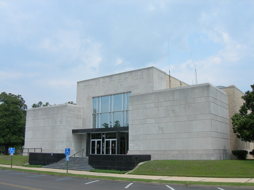 Crenshaw County Court House Luverne, Alabama Built in 1955… Flickr